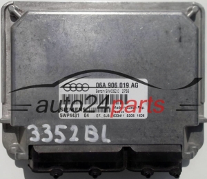 CALCULATEUR MOTEUR AUDI A3 1.6 06A906019AG, 06A 906 019 AG, SIEMENS 5WP4431 04, BENZIN SIMOS2.0 2755