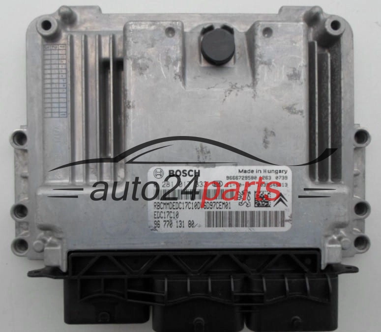 ECU CENTRALITA DE MOTOR CITROEN PEUGEOT 1.6 HDI BOSCH 0 281 017 333,  96 770 131 80.jpg