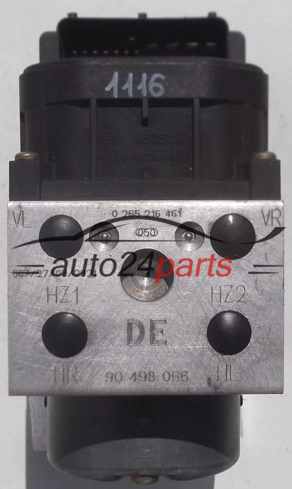 ABS POMPA I STEROWNIK OPEL ASTRA G ZAFIRA BOSCH 0 265 216 461, 0265216461, 90 498 066, 90498066, 0 273 004 209, 0273004209