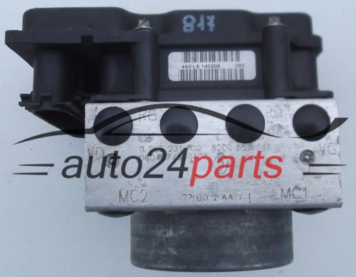 CALCULATEUR ABS RENAULT MODUS BOSCH 0265231802 / 8200559748 / 0265800558
