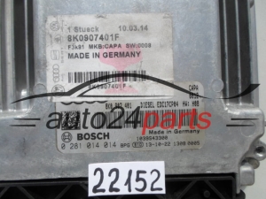 KOMPUTER STEROWNIK SILNIKA AUDI A4 A5 3.0 TDI BOSCH 0 281 014 014, 0281014014, 8K0 907 401 F, 8K0907401F, EDC17CP04 