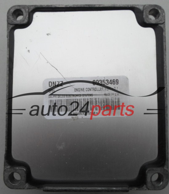 KOMPUTER STEROWNIK SILNIKA OPEL ASTRA CORSA VECTRA ZAFIRA DELPHI DELCO 09353469 DNZZ, 09353469DNZZ, HSFI-2.1