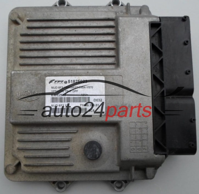 ECU CENTRALITA DE MOTOR  LANCIA YPSILON 1.3 JTD MAGNETI MARELLI MJD.6F3.Y5,  FPT 51825023, 71600.190.01