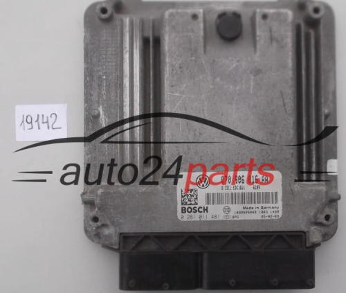 KOMPUTER STEROWNIK SILNIKA VW VOLKSWAGEN TOUAREG 5.0 TDI BOSCH 0 281 011 481, 0281011481, 070 906 016 AA, 070906016AA, DIESEL EDC16U1