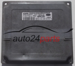 MOTORSTEUERGERÄT ECU STEUERGERAT FORD FIESTA 1.4 SIEMENS S118107002 F, S118107002F, 2S6A-12A650-SE, 2S6A12A650SE, 4ROS, SIM22