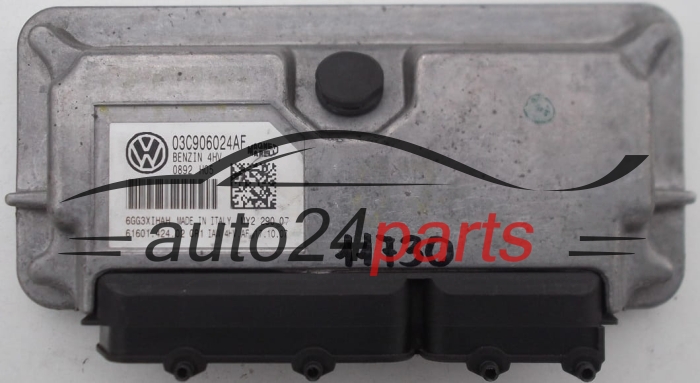 CALCULATEUR MOTEUR VOLKSWAGEN SEAT SKODA 1.4 MAGNETI MARELLI IAW 4HV.AF, IAW4HVAF, 03C 906 024 AF, 03C906024AF, 61601.424.02, 6160142402