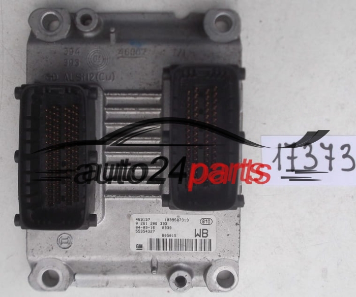 ECU CENTRALITA DE MOTOR OPEL CORSA C 1.0 Z10XEP BOSCH 0 261 208 393, 0261208393, GM 55354327 WB