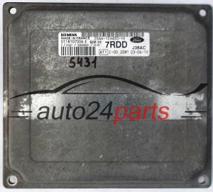 KOMPUTER STEROWNIK SILNIKA FORD FIESTA FUSION 1.4 SIEMENS SIM 22 S118107006E, S118107006 E, 2S6A-12A650-YE 7RDD, 2S6A12A650YE 