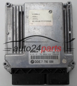 Calculateur Moteur BMW BOSCH 0 281 011 762, 0281011762, DDE 7 796 680, DDE7796680, 7796680 