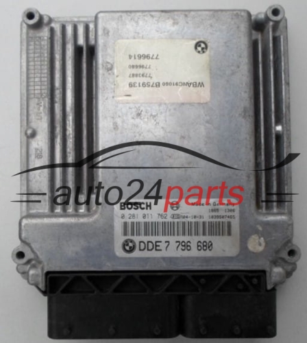 Calculateur Moteur BMW BOSCH 0 281 011 762, DDE 7 796 680