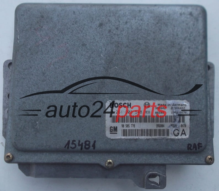MOTORSTEUERGERÄT ECU STEUERGERAT OPEL BOSCH 0 261 203 548, 0261203548, 90 505 778 GA, 90505778GA