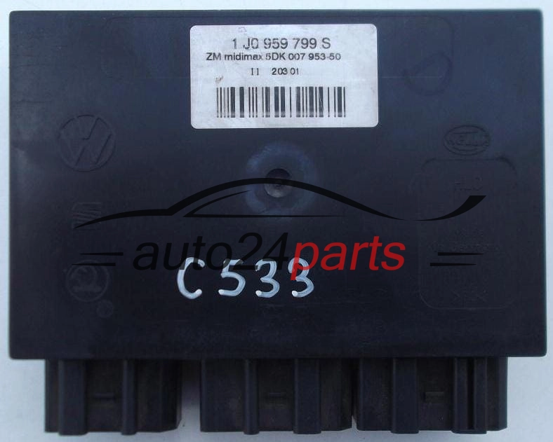 CENTRALKA MODUL STEROWNIK KOMFORTU VW SEAT SKODA HELLA 5DK 007 953-50