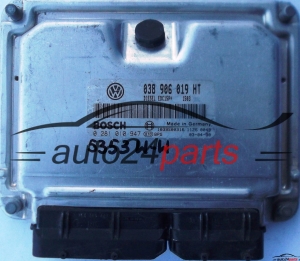 ECU CENTRALITA DE MOTOR SEAT IBIZA 1.9 TDI 038 906 019 HT, 038906019HT, BOSCH 0 281 010 947, 0281010947, DIESEL EDC15P+ 1503 1039S00316 
