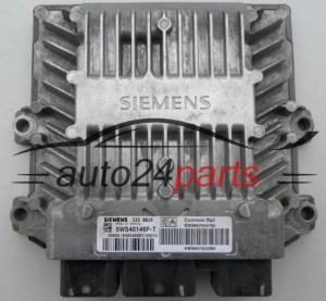 ECU CENTRALITA DE MOTOR CITROEN PEUGEOT 2.0 HDI SIEMENS 5WS40146F-T, 5WS40146FT, SW 9657544780, HW 9647423380, SID801A 