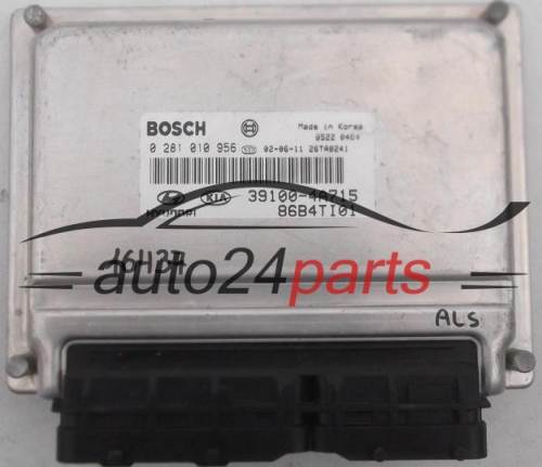 KOMPUTER STEROWNIK SILNIKA KIA HYUNDAI 2.5 CRDI BOSCH 0 281 010 956