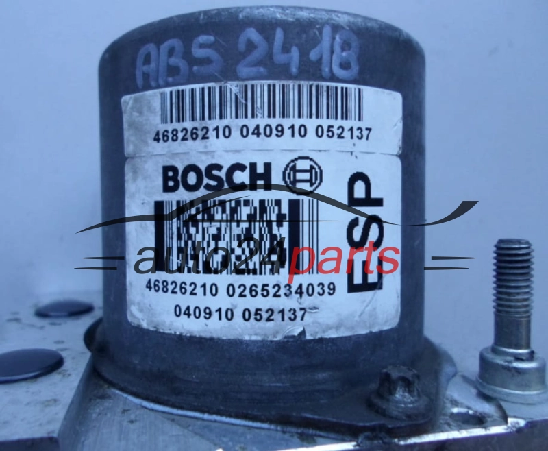 ABS POMPA FIAT IDEA BOSCH 0 265 234 039, 0265234039, 46826210, 0 265 950 320, 0265950320 