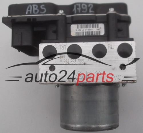 ABS PUMPE BLOCK HYDRAULIKPUMPE STEUERGERAT  OPEL MERIVA 1.7 CDTI BOSCH 0 265 238 000,  13348789, 0 265 950 820