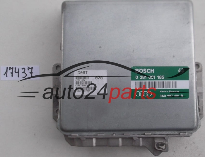 MOTORSTEUERGERÄT ECU STEUERGERAT AUDI 80 1.9 TDI BOSCH 0 281 001 185