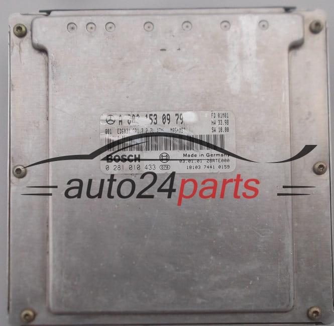 MOTORSTEUERGERÄT ECU STEUERGERÄT MERCEDES VITO 2.2 CDI BOSCH 0 281 010 433,  A 000 153 09 79