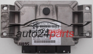 KOMPUTER STEROWNIK SILNIKA PEUGEOT 206 1.4 MAGNETI MARELLI IAW 6LP2.03, IAW6LP203, HW 16.631.044, 16631044, 9647498180, SW 16.712.074, 16712074, 9657429680 - 11895