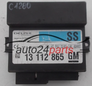 CENTRALKA MODUL STEROWNIK CENTRALNEGO ZAMKA TURVERRIEGELUNG OPEL ZAFIRA A, 13 112 865, 13112865, 343007261 SS, 510 050 781, 510050781 - 