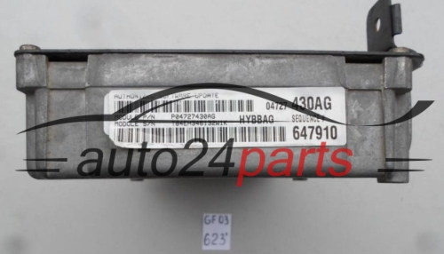 MOTORSTEUERGERÄT ECU STEUERGERAT CHRYSLER VOYAGER P04727430AG, 04727430AG, 04745860