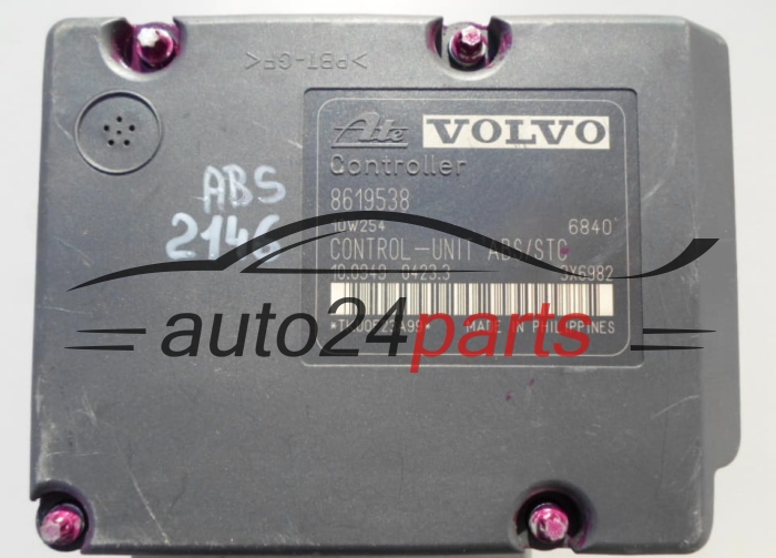 ABS POMPA I STEROWNIK VOLVO 9496439, ATE 10.0204-0063.4, 10020400634, 8619538, 10.0949-0423.3, 10094904233