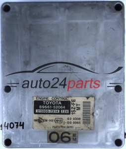MOTORSTEUERGERÄT ECU STEUERGERAT TOYOTA YARIS 1.0 1SZ-FE 8966152064, 89661-52064, 2110007214, 211000-7214