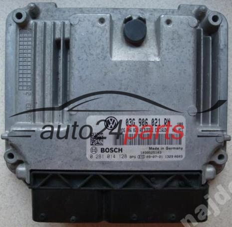 KOMPUTER STEROWNIK SILNIKA VOLKSWAGEN TOURAN 1.9 TDI BOSCH 0 281 014 128