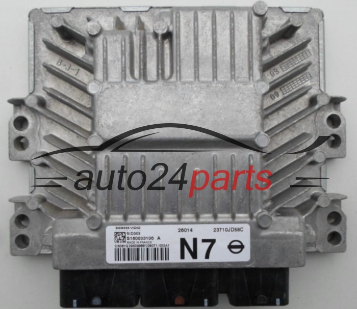 Calculateur Moteur NISSAN QASHQAI 1.5 DCI SIEMENS VDO S180033106 A,  23710JD58C