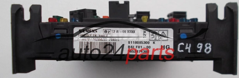 CITROEN PEUGEOT SIEMENS S118085300 K, 9652474380