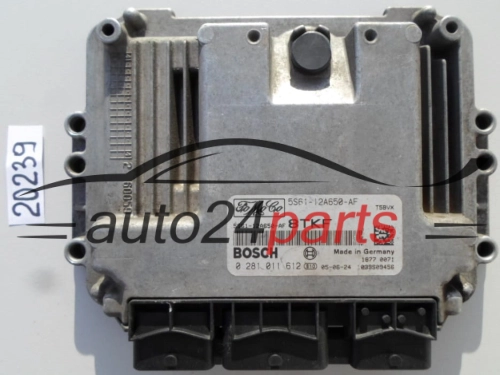 KOMPUTER STEROWNIK SILNIKA FORD 1.6 TDCI BOSCH 0 281 011 612, 0281011612, FoMoCo 5S61-12A650-AF, 5S6112A650AF, 8TKF