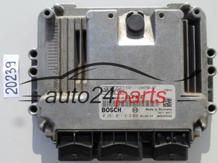 KOMPUTER STEROWNIK SILNIKA FORD 1.6 TDCI BOSCH 0 281 011 612, 0281011612, FoMoCo 5S61-12A650-AF, 5S6112A650AF, 8TKF