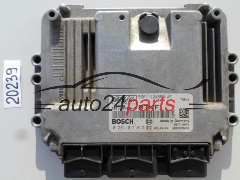 KOMPUTER STEROWNIK SILNIKA FORD 1.6 TDCI BOSCH 0 281 011 612, 0281011612, FoMoCo 5S61-12A650-AF, 5S6112A650AF, 8TKF