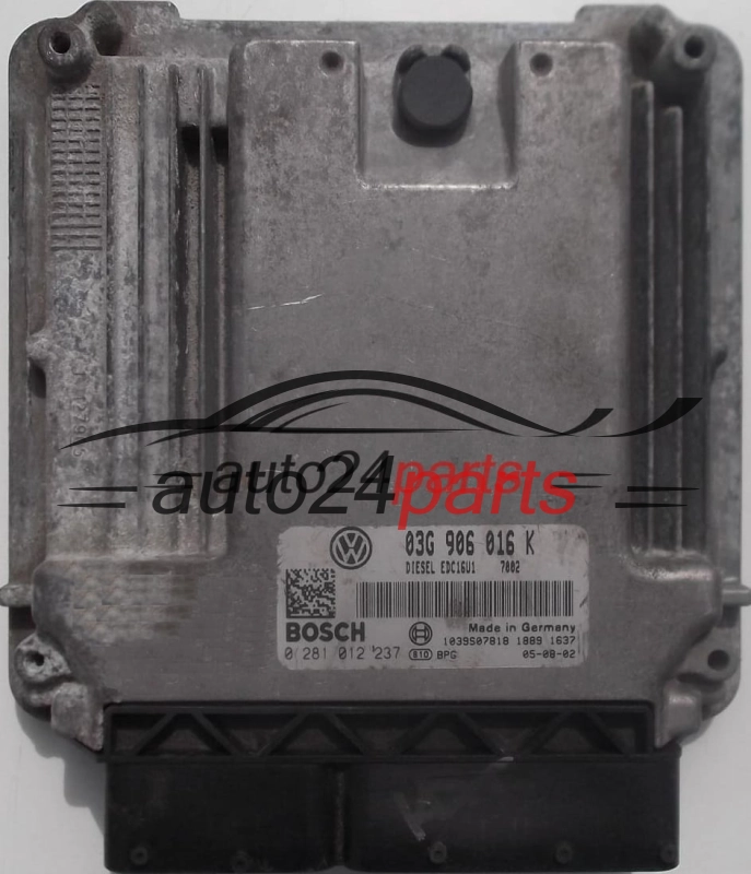 CALCULATEUR MOTEUR SKODA OCTAVIA 1.9 TDI 03G906016K, BOSCH 0281012237