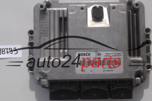 KOMPUTER STEROWNIK SILNIKA RENAULT MEGANE SCENIC 1.9 DCI BOSCH 0 281 015 798, 0281015798, 237100055R 