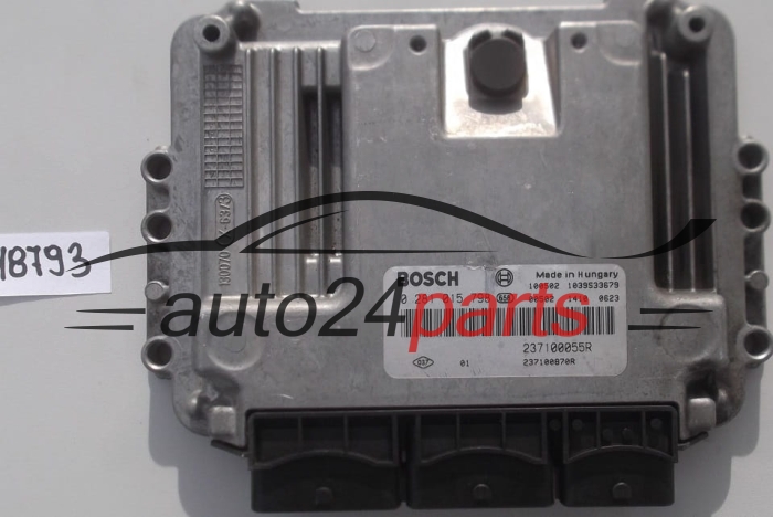KOMPUTER STEROWNIK SILNIKA RENAULT MEGANE SCENIC 1.9 DCI BOSCH 0 281 015 798, 0281015798, 237100055R 