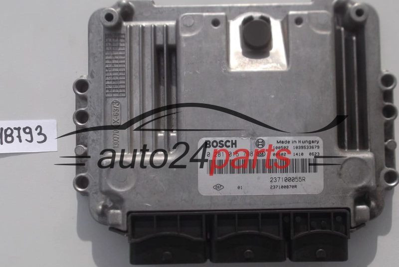 KOMPUTER STEROWNIK SILNIKA RENAULT MEGANE SCENIC 1.9 DCI BOSCH 0 281 015 798, 0281015798, 237100055R 
