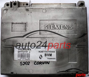 CALCULATEUR MOTEUR RENAULT SAFRANE 2.2 SIEMENS S101720101G, S101720101 G, 101720101, HOM7700745988, HOM 7700745988, 7700864283