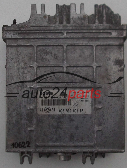 KOMPUTER STEROWNIK SILNIKA VW VOLKSWAGEN GOLF VENTO 1.9 TDI BOSCH 0 281 001 421/422, 0281001421, 028 906 021 BF, 028906021BF