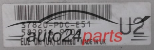 CALCULATEUR MOTEUR HONDA ACCORD 37820-PDC-E51, 37820PDCE51, 582916-9706, 5829169706