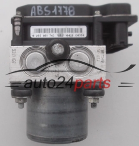 BOMBA HIDRAULICA Y CENTRALITA ABS NISSAN QASHQAI BOSCH 0 265 251 854,  47660 BR00C,  0 265 951 743