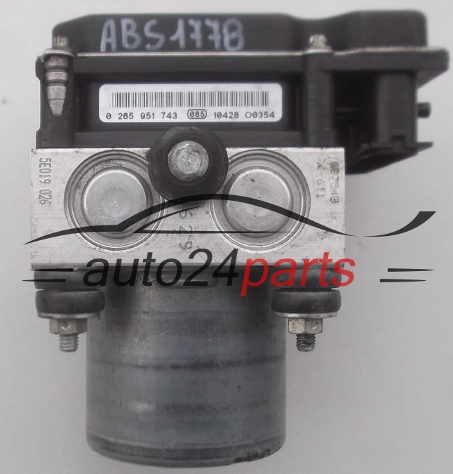 BOMBA HIDRAULICA Y CENTRALITA ABS NISSAN QASHQAI BOSCH 0 265 251 854,  47660 BR00C,  0 265 951 743