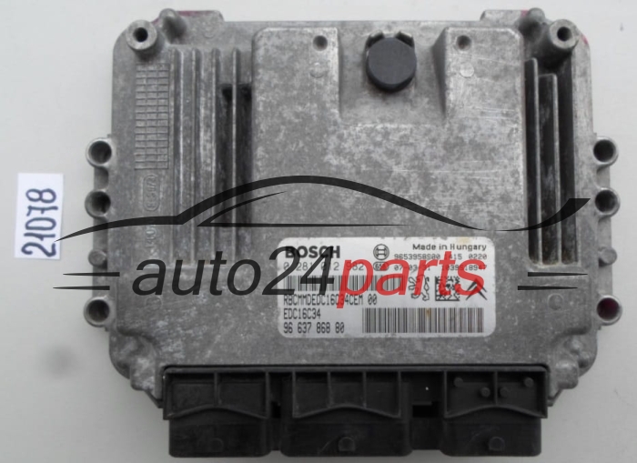 PEUGEOT EXPERT FIAT SCUDO 1.6 HDI JTD BOSCH 0281012982, 0 281 012 982, 9663786880 