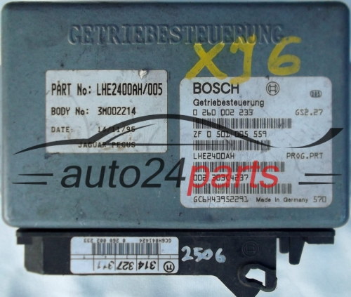 CENTRALITA ECU CAJA DE CAMBIO AUTOMATICO JAGUAR XJ6 XJ40 SOVEREIGN 4.0 0260002233, 0 260 002 233, ZF 0501005559, LHE2400AH 