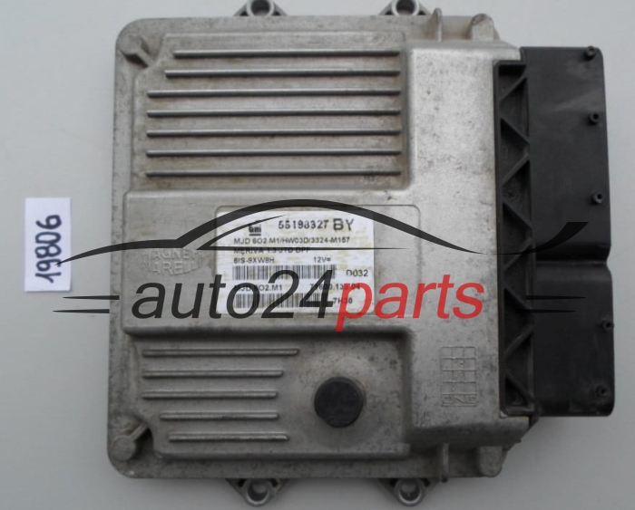 KOMPUTER STEROWNIK SILNIKA OPEL MERIVA 1.3 CDTI MAGNETI MARELLI MJD 6O2.M1, MJD6O2M1, MJD602M1, FGP 55198927 BY, 71600.135.02, 7160013502