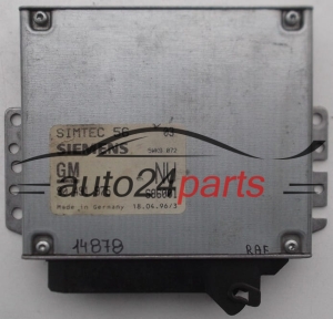MOTORSTEUERGERÄT ECU STEUERGERAT OPEL OMEGA SIEMENS 5WK9 072, 5WK9072, GM 90 491 975 NU, 90491975 NU