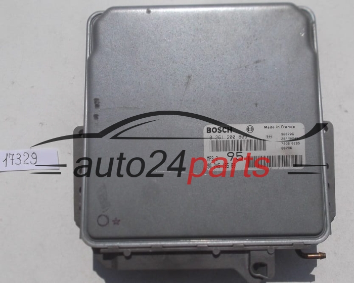KOMPUTER STEROWNIK SILNIKA CITROEN XANTIA 2.0 BOSCH 0 261 200 809, 0261200809, 96 245 185 80, 9624518580, MP3.2 95