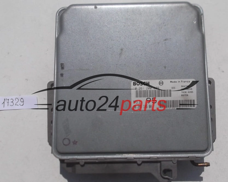 KOMPUTER STEROWNIK SILNIKA CITROEN XANTIA 2.0 BOSCH 0 261 200 809, 0261200809, 96 245 185 80, 9624518580, MP3.2 95