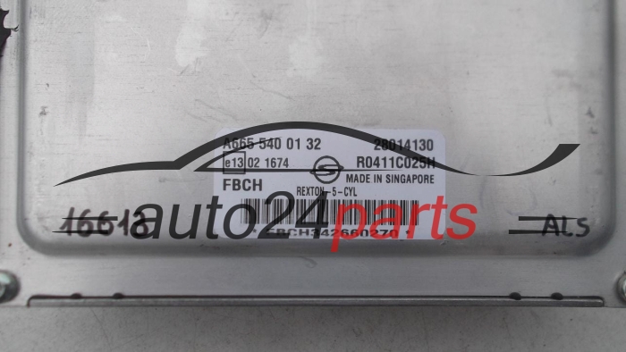MOTORSTEUERGERÄT ECU STEUERGERAT SSANG YONG REXTON 2.7 CDI A6655400132, A665 540 01 32, 28014130, R0411C025H, FBCH